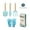 Blue, variant on Kids Garden Tool Set, 4 Piece Children's Gardening Tools for Outdoor Play, Toy Rake Shovel Trowel Fork for Toddlers, Gardening Kit for Boys Girls Gift