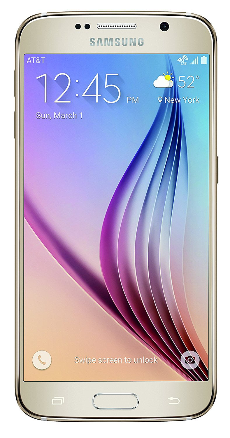 Samsung Galaxy S6 G920v 32gb Gold Verizon Gsm Unlocked Smartphone Refurbished Grade A Walmart Com