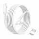 thumbnail image 1 of HAYAN for iPad 9th 8th Generation Charger Cable with USB Adapter 3.3FT,USB C to Lightning Cable,Angled Power Delivery Fast Charging Cord for Car,Apple iPhone 14 13 12 Pro Max Plus,XS XR X 8 7,White, 1 of 1