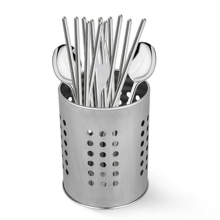 - Stainless Steel Kitchen Chopsticks Fork Drain Utensil Storage Holder Organizer