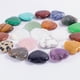 thumbnail image 5 of Regalo de decoración de amor de cristal natural de fuente de cristal rosa de 20 mm sin agujero en forma de corazón de melocotón Piedra de ojo de tigre Piedra en forma de corazón, 5 of 6