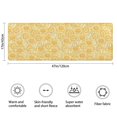thumbnail image 3 of Yellow Daisy Pattern Bathroom Rugs Mat,Non Slip Microfiber Bathroom Rug,Rubber Backing,Soft Bathroom Mats for Bathroom Floor,Tub and Shower,47x17in(120x43cm), 3 of 5