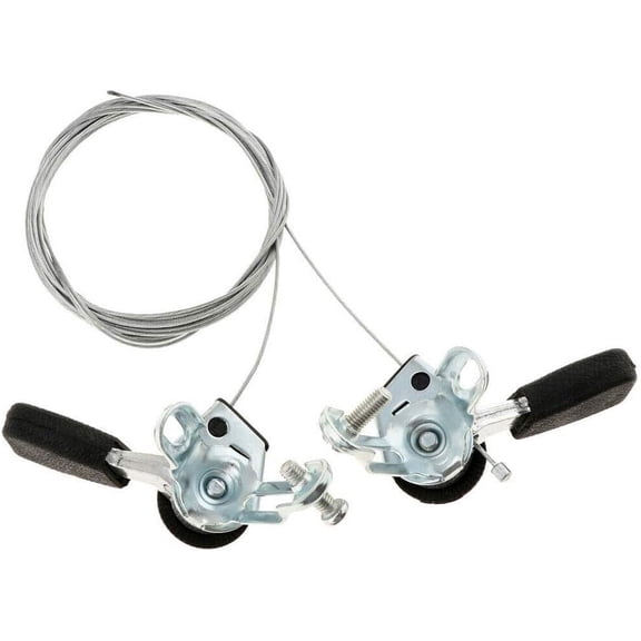 ABPETE Universal Bicycle Thumb Shifter Set - Aluminum Friction Shifters with Pre-Cut Brake Cables, Compatible with Mountain & Road Bikes, Durable & Smooth Gear Changing