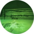 thumbnail image 1 of Ahgly Company Machine Washable Indoor Round Transitional Deep Emerald Green Area Rugs, 7' Round, 1 of 7