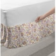 thumbnail image 2 of Ambesonne Multi-color Abstract Wrap Around and Gathered Microfiber Bed Skirt, Twin, 2 of 2