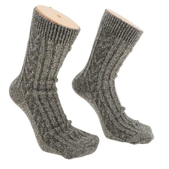 Unique Bargains 5 Pair Men's Cozy Soft Winter Warm Socks Assorted Color Polyester