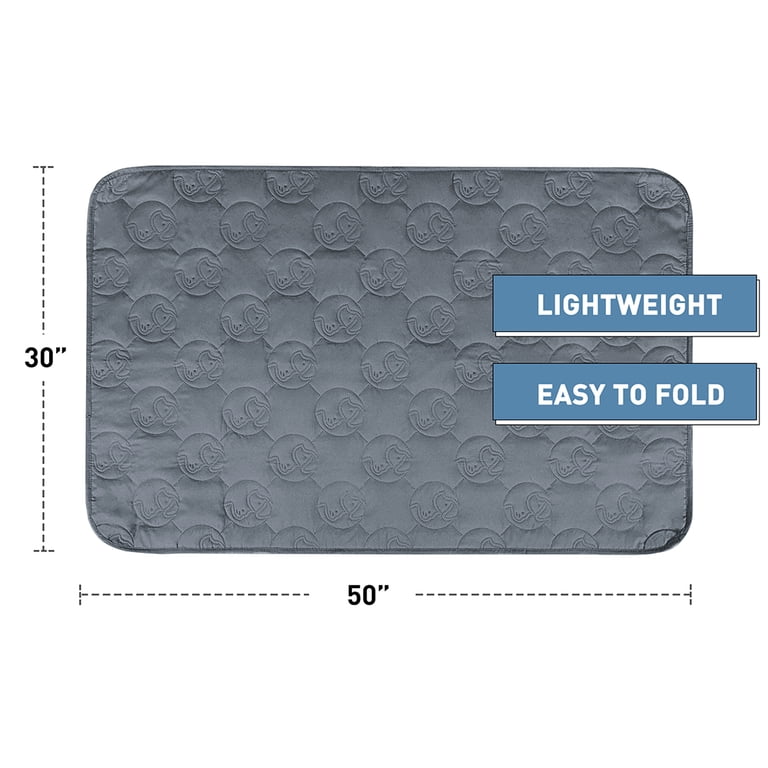 Waterproof Dog Blanket, Non-Slip 30x50 Gray photo 6
