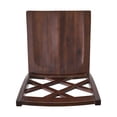 thumbnail image 5 of Noble House Harmon Acacia Wood Counter Chairs in Brown Mahogany (Set of 2), 5 of 9