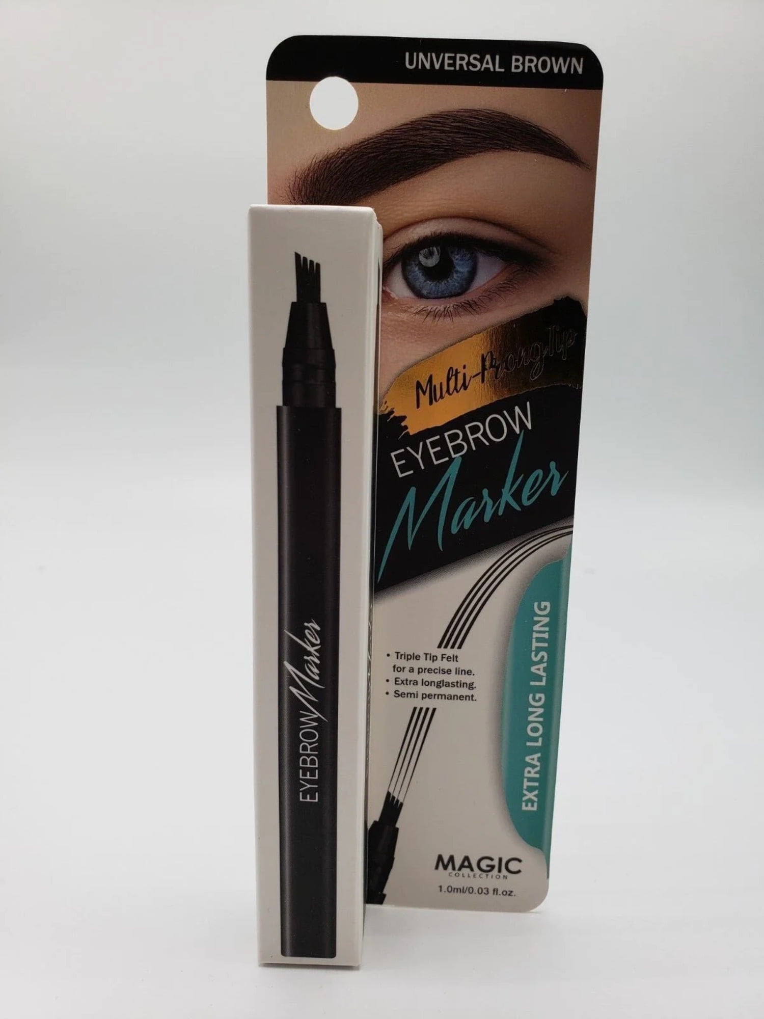 MAGIC COLLECTION Eyebrow Marker with Triple Tip Felt MAGIC COLLECTION Eyebrow Marker with Triple Tip Felt