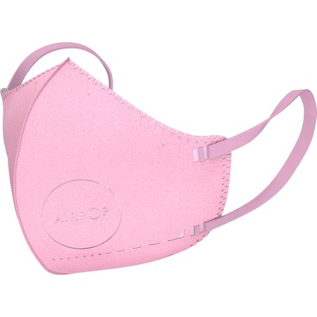 Airpop Kids Reusable Washable Face Mask, 4-Layer Face Coverings, Contoured Fit, Lightweight Design, Kids Face Masks (4 Pack) - Pink