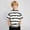 B10-White, variant on Ulitacool Boy Tops Striped Short Sleeve Tee Round Neck Drop Shoulder Summer Basic T Shirt Fashion Kid Clothing 6-7 Years Sky Blue