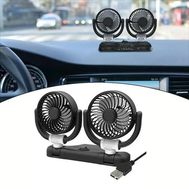 Car Cooling Dash Fan Portable USB Rotatable Desktop Summer Suv Rv