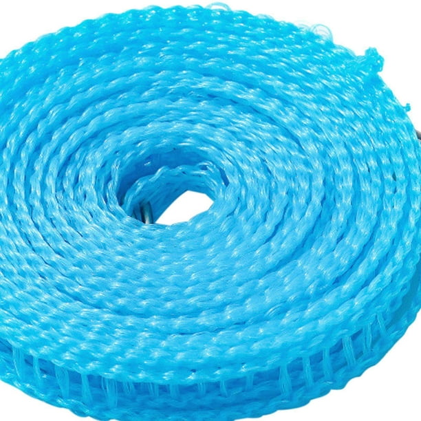 destyer Clothesline Stretchy Portable Laundry Cord for Garden Camping  Accessories RV blue 1000cm