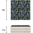 thumbnail image 3 of POGLIP Tropical Plant Leaves Set of 6 Coaster for Drinks, Absorbent Ceramic Stone Coasters Cup Mat with Cork Base for Home Kitchen Room Coffee Table Bar Decor, 3 of 4