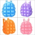 thumbnail image 1 of Inflatable Backpack Blow Up Bubble Back Pack Kids Fancy Dress Toy Accessory ，90s Retro Rave Festive Bopping Spice Girls Space Bags Purple, Blue, Pink, Orange, 1 of 6