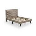 thumbnail image 6 of East West Furniture 2-piece Wood Platform Full Bedroom Set in Walnut/Khaki Brown, 6 of 8