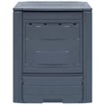thumbnail image 2 of Veryke 69 Gallon Garden Composter Bin Made from Recycled Plastic, Fast Creation of Fertile Soil - Gray, 2 of 7