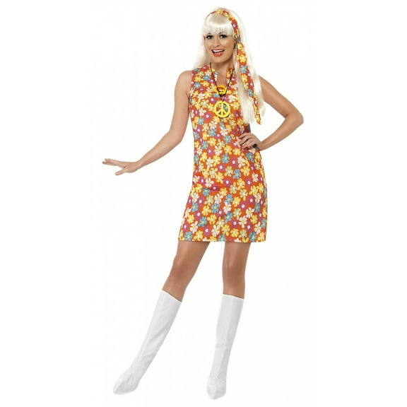 Flower Hippy Adult Costume - Medium
