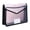 Black-H, variant on Plastic Expanding File Folder, Envelope Folders for Documents,Waterproof Transparent File Pouch with Snap Closure & Label Pocket Assorted Colors for School Office Organization