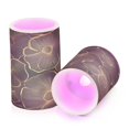 thumbnail image 7 of Yayeee Flameless Candles with Remote Flickering Battery Operated Multi Color Changing, Black Flower Pattern, 7 of 7
