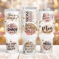 thumbnail image 2 of Mom 40oz Quencher tumbler sublimation Amazing Best mom Boho Seamleess Waterslide, 2 of 3