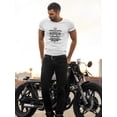 thumbnail image 2 of Bike Girl W Roses Lineart T-Shirt Men -Image by Shutterstock, Male 3X-Large, 2 of 4