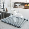 thumbnail image 4 of Better Houseware Multipurpose Roll Up Rack, Silicone coated Stainless Steel, Small, 4 of 6