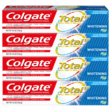 Colgate Total Whitening Gel Toothpaste, 4.8oz