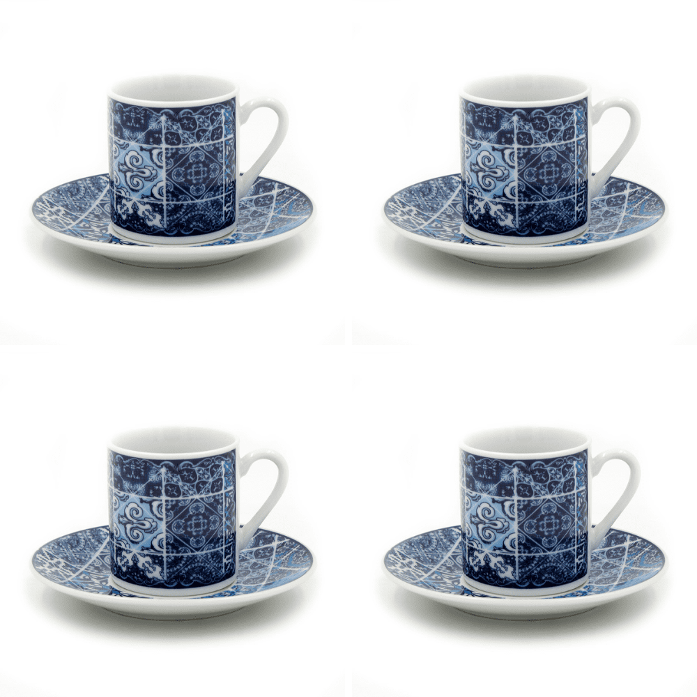 Details about   Portuguese Ceramic Espresso Cups Souvenir From Portugal Set of 4 