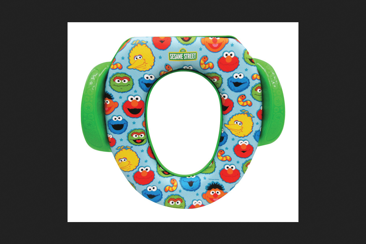 Sesame Street 4908323 Sesame Street Best Pals Round Soft Childs Toilet Seat