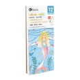 thumbnail image 1 of 12 hojas de libros de dibujo para colorear, material no tóxico para juguetes de niños (sirena) Ndcxsfigh libre de BPA, 1 of 2
