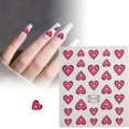 thumbnail image 6 of Gazechimp Heart Love Nail Art Stickers Heart Love Nail Designs for Female Acrylic Nail Pink, 6 of 8