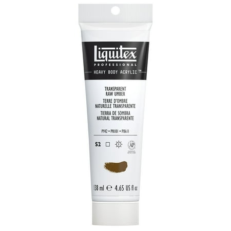 UPC: 0094376943610 | Liquitex Professional Heavy Body Acrylic Color  4.65 oz.  Transparent Raw Umber