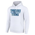 thumbnail image 2 of Unisex Starter White Tennessee Titans Team Mesh Print Graphic Tri-Blend Pullover Hoodie, 2 of 3