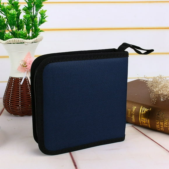 MesaSe Protable Oxford Cloth 40 Disc CD DVD Holder DJ Storage Zipper Case Bag