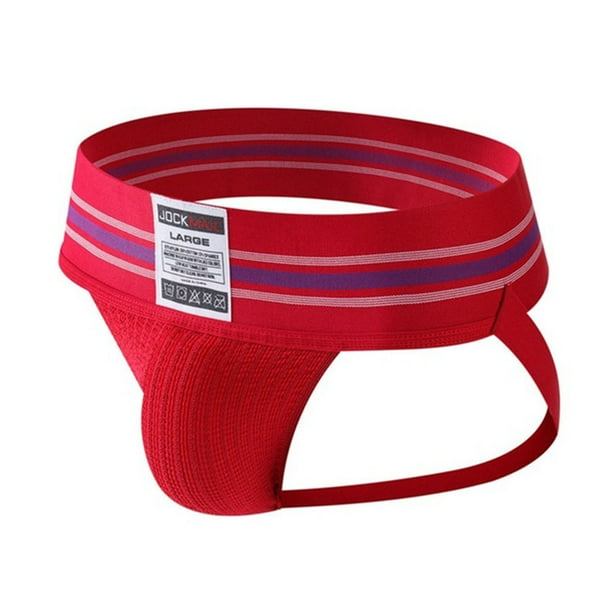 Hemiks Men's Underwear Breathable Jockstrap Supporter Cup Pocket