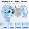thumbnail image 2 of Breezefan Ventilador Mini Portátil 3 en 1 Recargable 20H Azul, 2 of 6