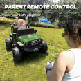 thumbnail image 5 of Hikiddo 24V 4WD Ride on Toys, 2-Seater Ride on Truck Electric Car for Big Kids with Remote, Bluetooth -Army Green, 5 of 10
