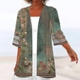 thumbnail image 1 of Nouveaux Hauts pour Femmes 2023 Grande Taille Mode Col Rond Décontracté Manches Longues Chandail Imprimé Hauts Blouse Chemise à Manches Longues pour Femmes, 1 of 5