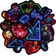 thumbnail image 1 of 30PCS Anime Disney Marvel Avengers Neon Super Hero Stickers Sets For Laptop Fridge Phone Guitar Sticker Kids ToysChina Gong Bohan LED, 1 of 1