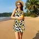 thumbnail image 3 of Disketp Cute Cow Print Sunflower A para Vestido sin Mangas para Mujeres, Vestidos de Verano para Mujeres, Casual y Holgado para la Playa, 3 of 7