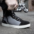 thumbnail image 5 of Milwaukee Leather MBM9116 Men's Black Suede and Grey Canvas Street Riding Shoes with Dual Closure and Ankle Support 13, 5 of 10