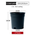 thumbnail image 2 of 5Pcs Durable Large Planter Potted Plant Flowerpot Nursery Pot Seeding Container 1.0 Gallon, 2 of 2