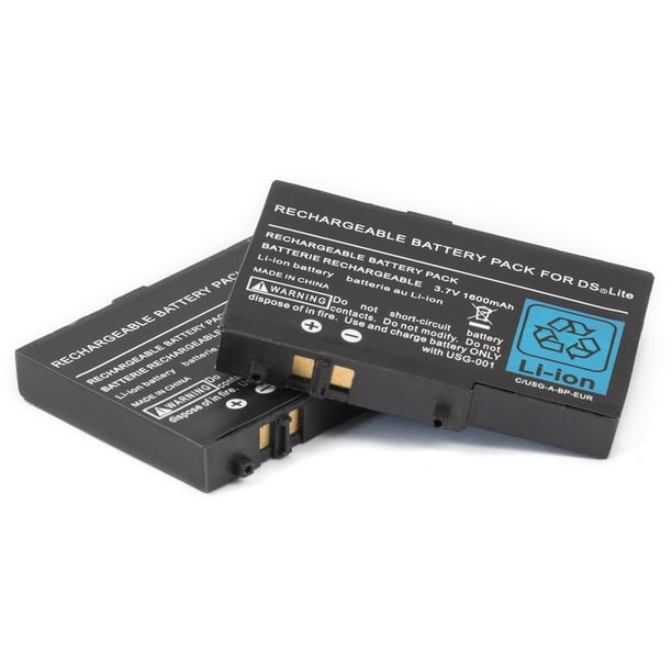 2x Battery for Nintendo DS Lite NDSL NDS Lite USG001 USG001 Light