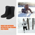 thumbnail image 3 of Minkissy Boot Liners For Cold Weather Winter Insulated Black Oxford Cloth Fleece Lined 1 Pair, 3 of 7
