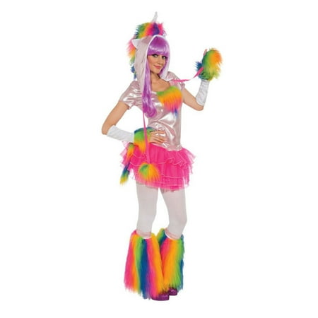 Halloween Rainbow Unicorn Adult Costume