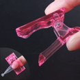 thumbnail image 4 of 10Pcs Pink Color Nail Tips Clip for Quick Building Polygel nail forms Nail clips for polygel Finger Nail Extension UV LED Builder Clamps Manicure Nail Art Tool, 4 of 5