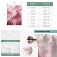 thumbnail image 6 of Pink Mountain Balloon Curtains for Living Room/French Door, Misty Forest Nature Woodland Pine Tree Landscape Tie Up Curtains 63 Inch Length Energy Saving Kitchen Curtains Shades for Windows 42"x63", 6 of 8