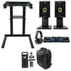 Hercules DJ Starter Kit Controller+Stand+Monitors+Stands+Headphones+Backpack+Mic