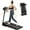 Black, variant on SWERTOY 2.5HP Foldable Treadmill with 3-Level Manual Incline Treadmill LED Display for Home Office 265lbs Capacity Walking Pad Jogging Running Machine